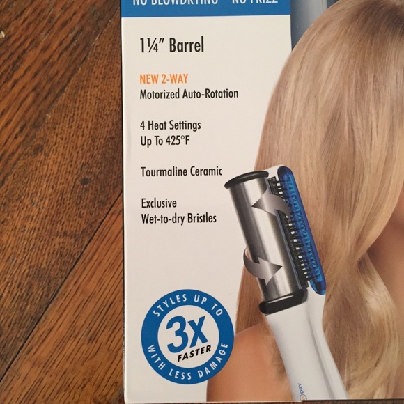 InStyler 1 1/4" White Wet to Dry Rotating Iron - Picture 7 of 7